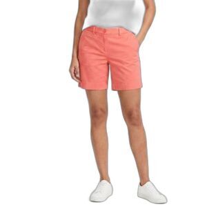Talbots Women's Coral Perfect Short High Rise Chino Style Shorts Size 10